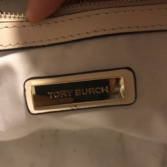 Tory Burch White Mini Robinson Tote - Picture 2 of 7